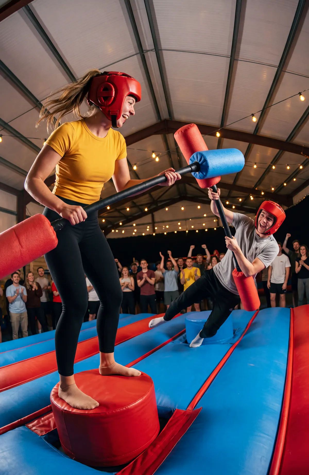 Gladiator Inflatable Jousting Sticks Battle, Jousting Arena