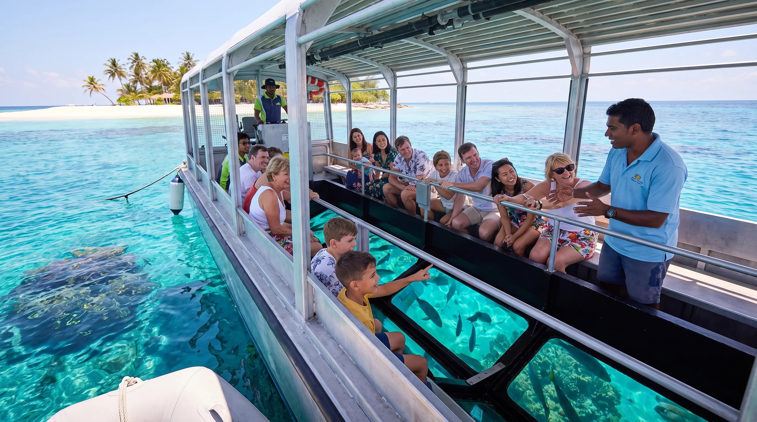 Glass Bottom Boat, at a site