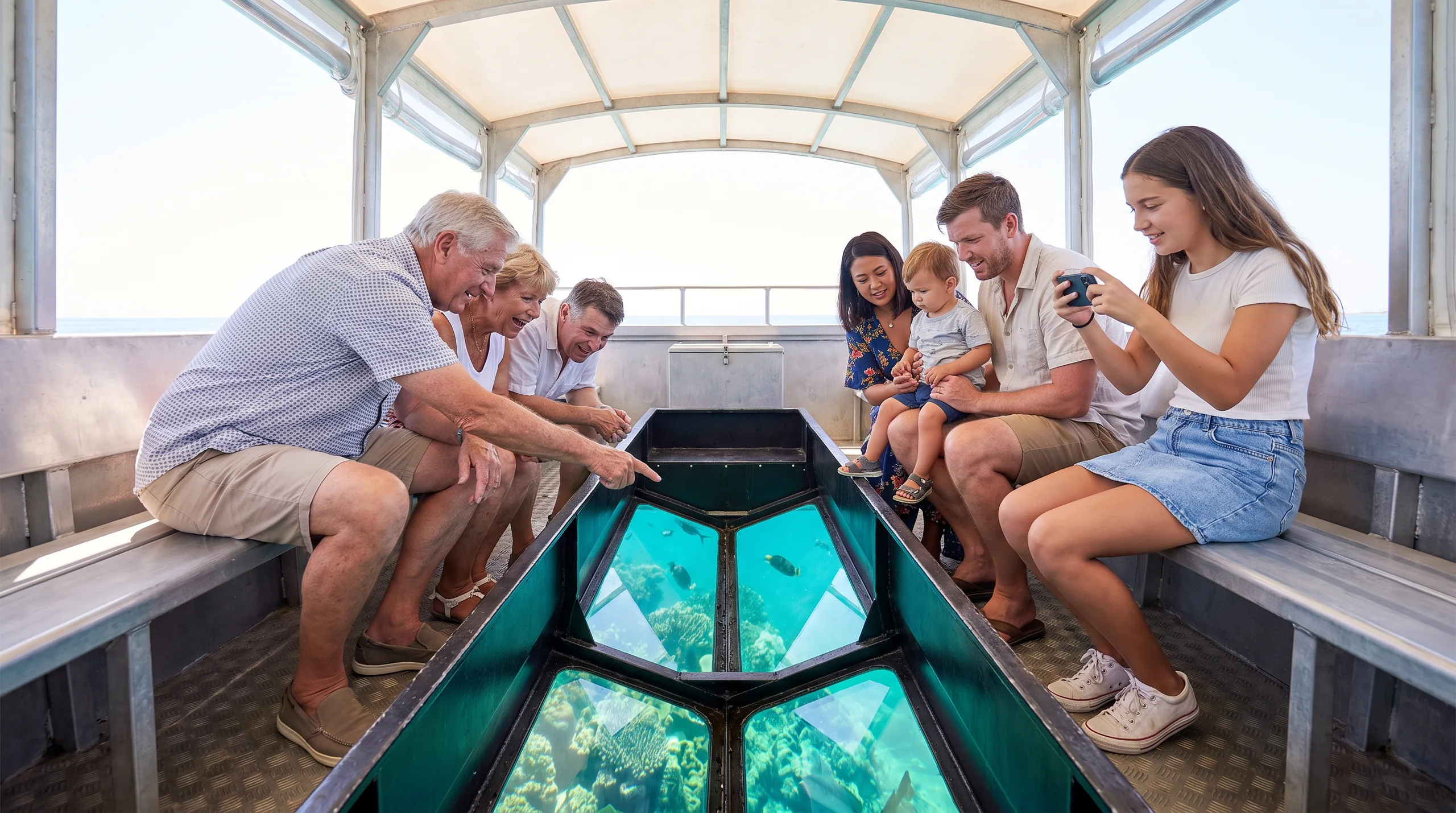 Glass Bottom Boat, at a site