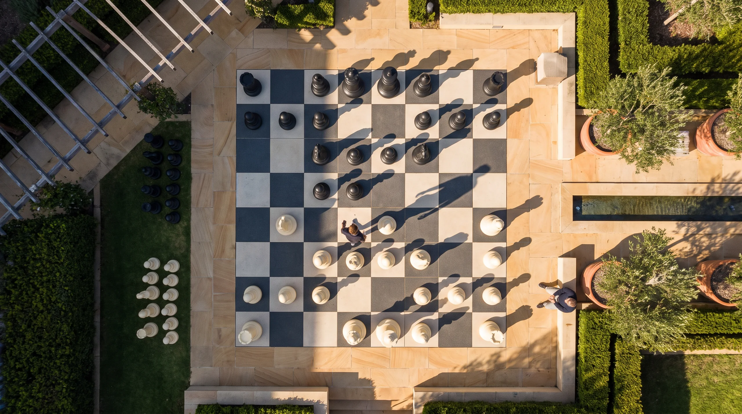 Human Chess, at a site