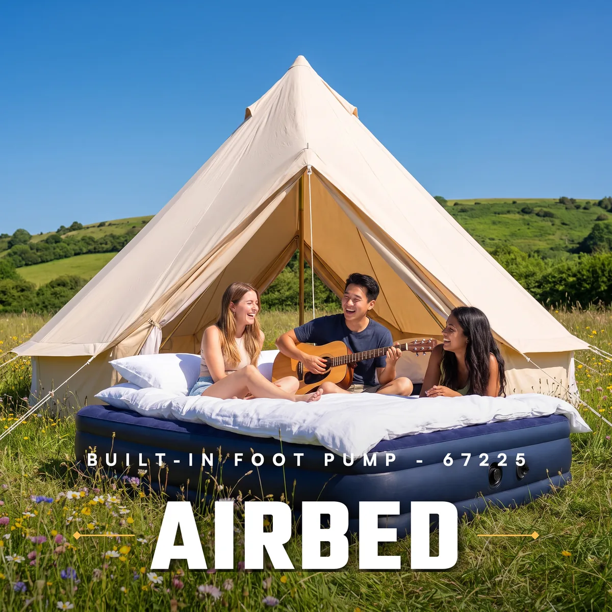 Airbed Built-in Foot Pump 67225