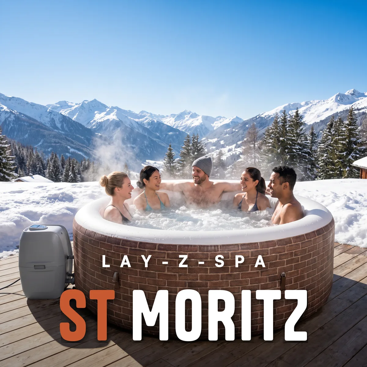 Bestway Lay-Z-Spa St Moritz AirJet Hot Tub 60023