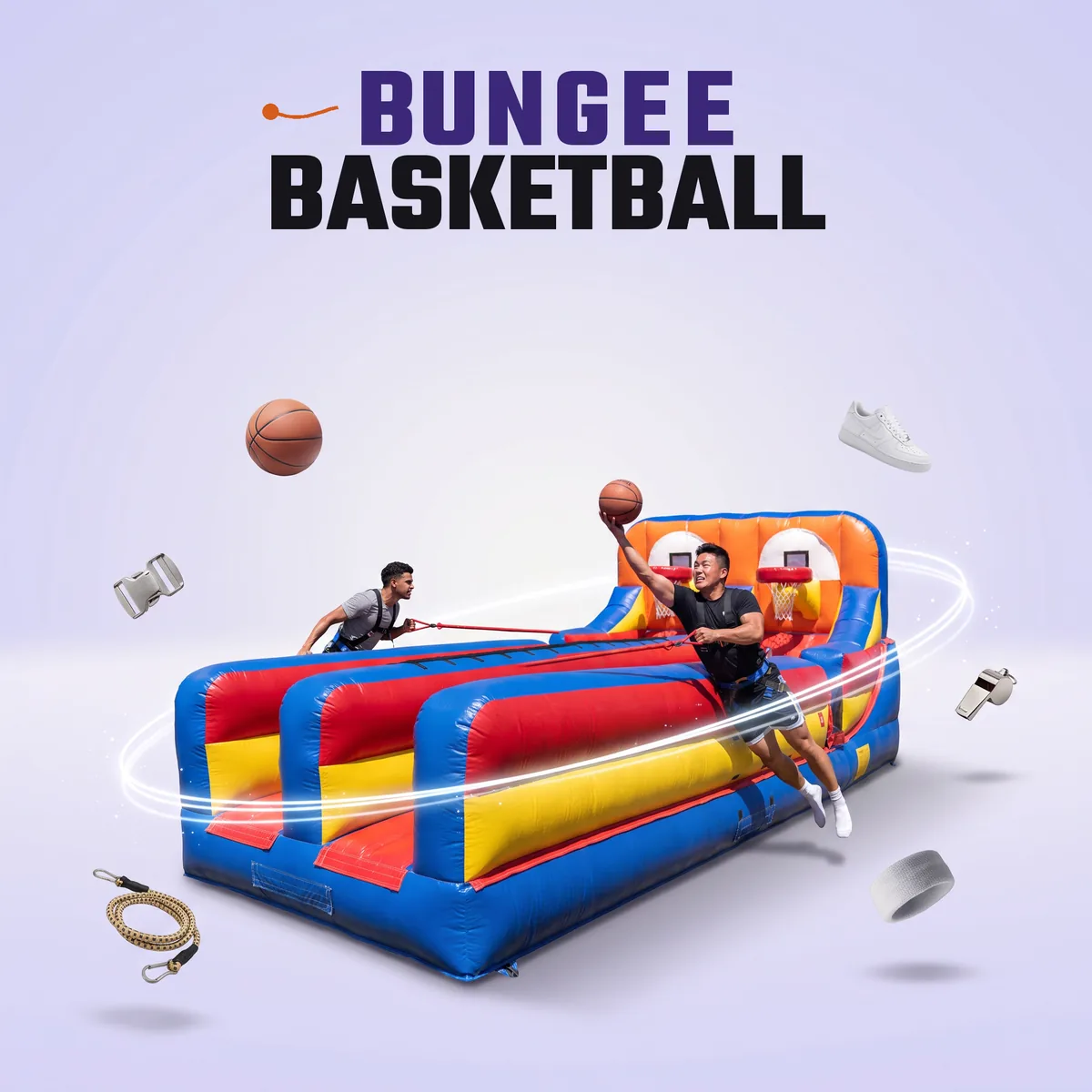 Bungee Basketball Inflatable 35ft x 13ft