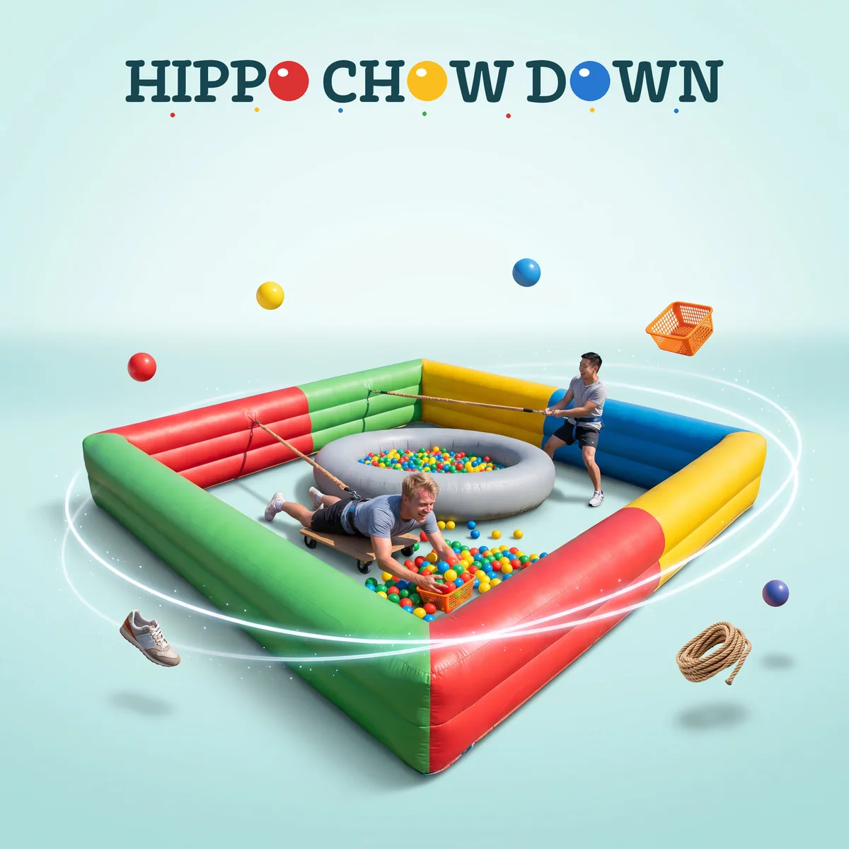 Hippo Chow Down Inflatable