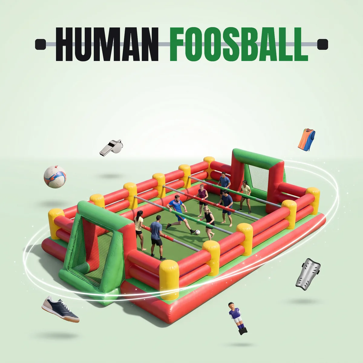 Human Foosball Inflatable 35ft x 18ft