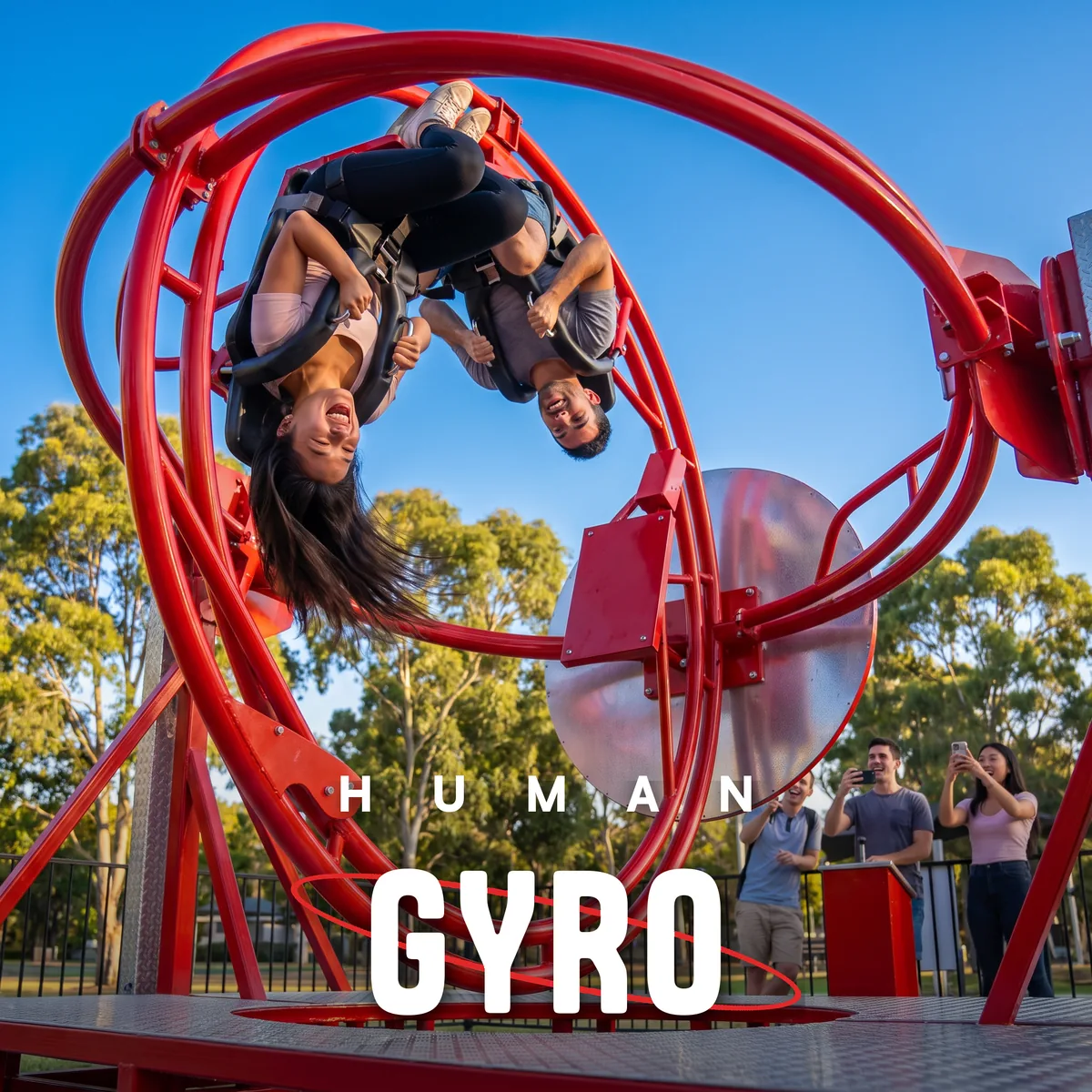 Human Gyro Ride, 4 Seat Gyroscope Thrill Ride