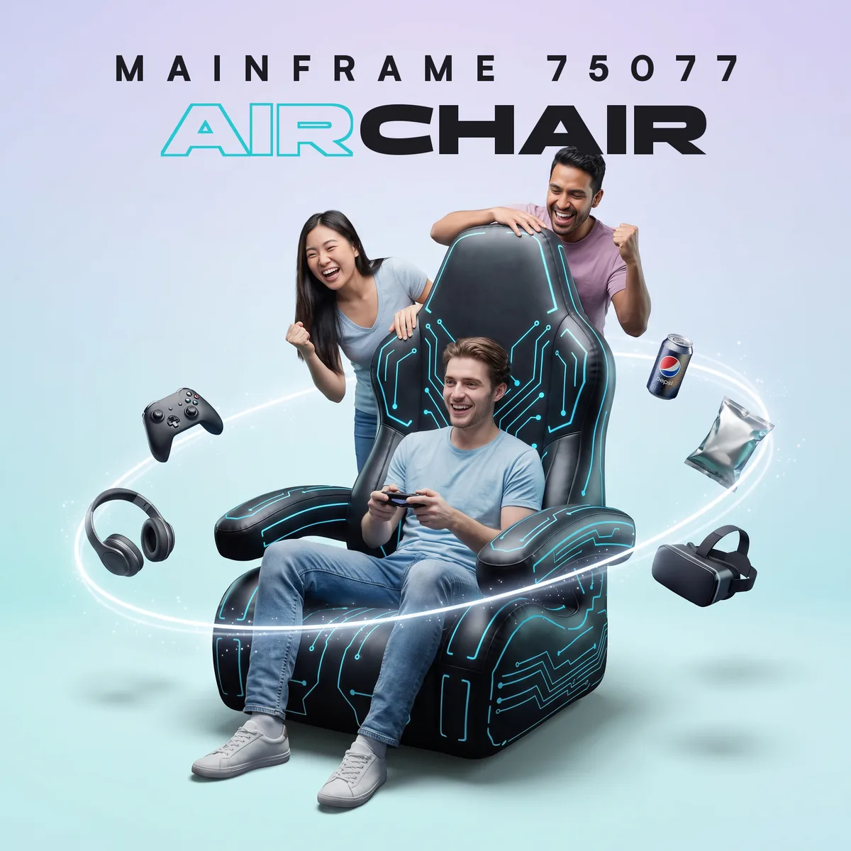Bestway Mainframe Inflatable Gaming Air Chair 75077