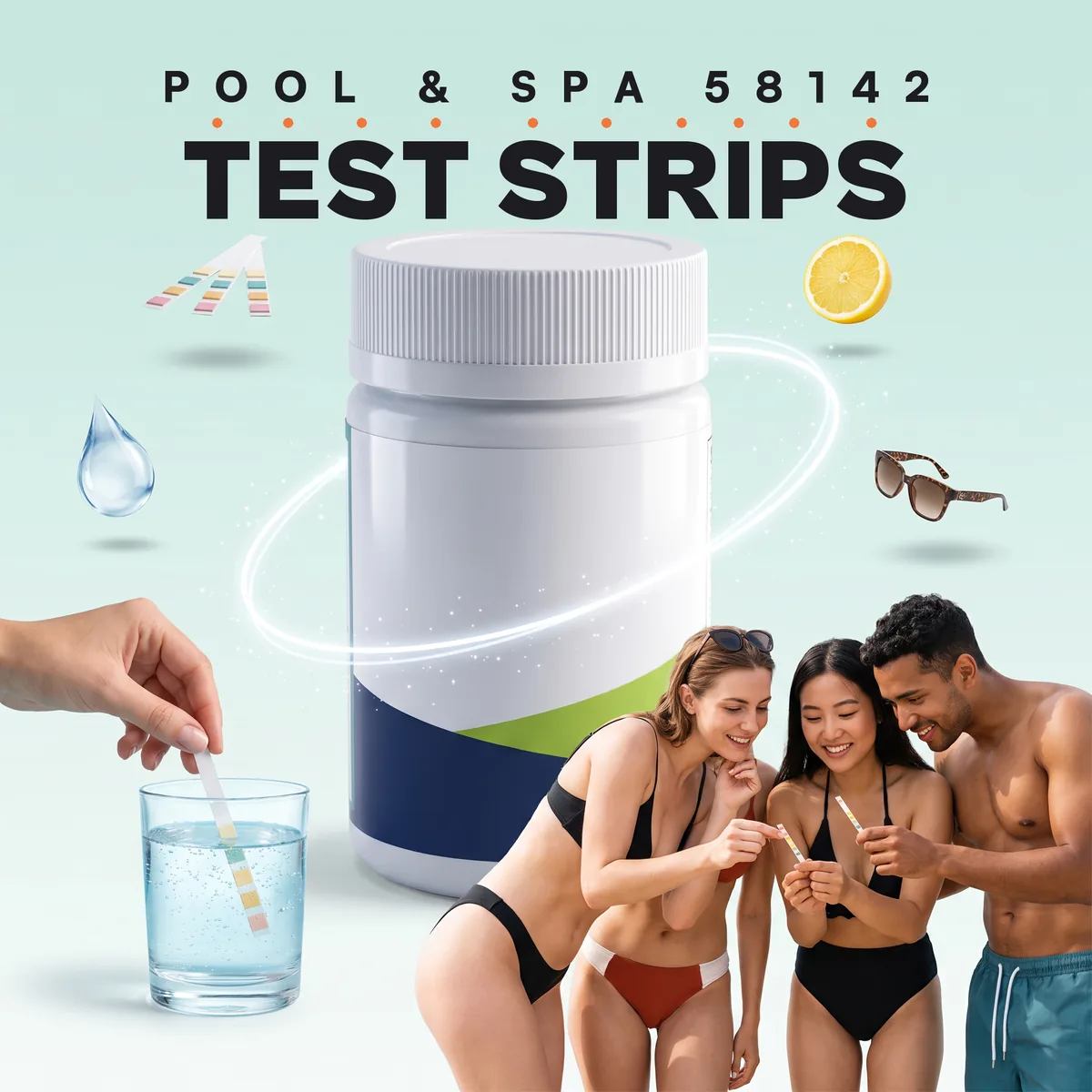 Bestway Flowclear Pool and Spa Test Strips 58142