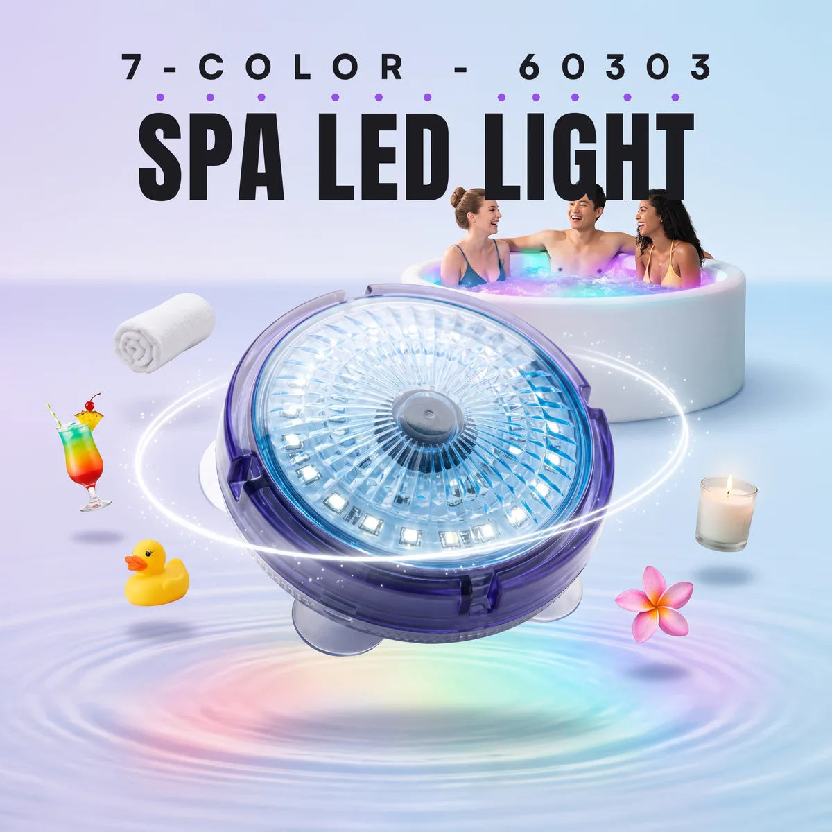 Bestway Lay-Z-Spa 7 Colour LED Light 60303
