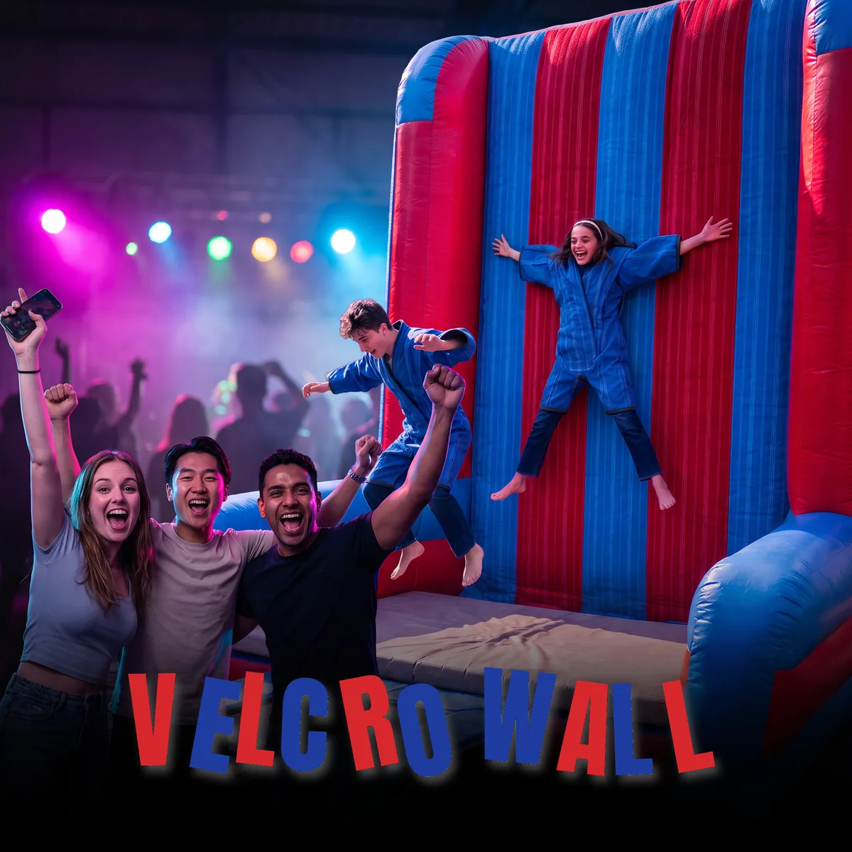 Velcro Wall Inflatable Bouncer Castle Sticky Wall