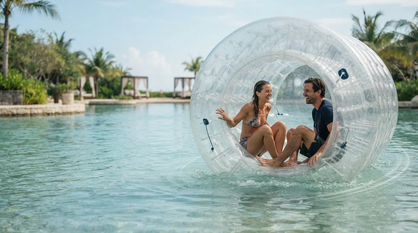 Aqua zorbing