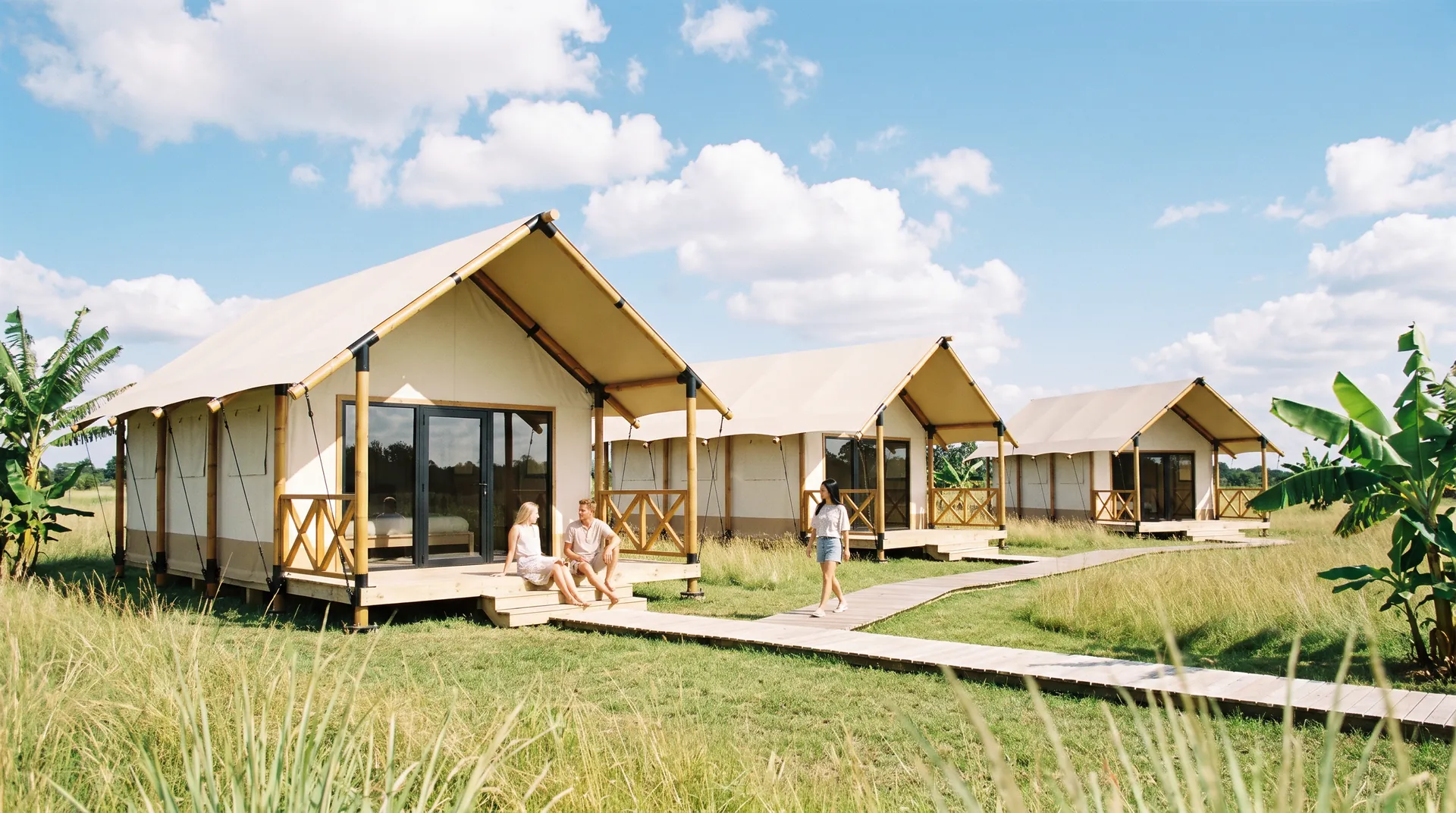 Studio Safari Tent, in use