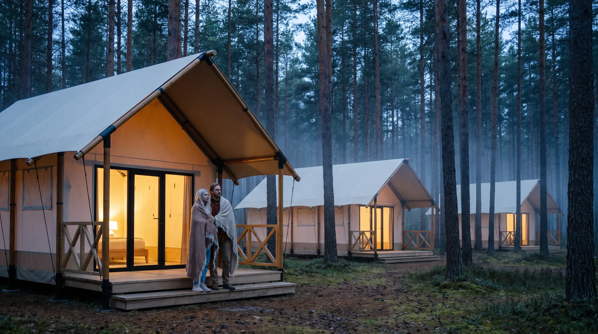 Studio Safari Tent, in use