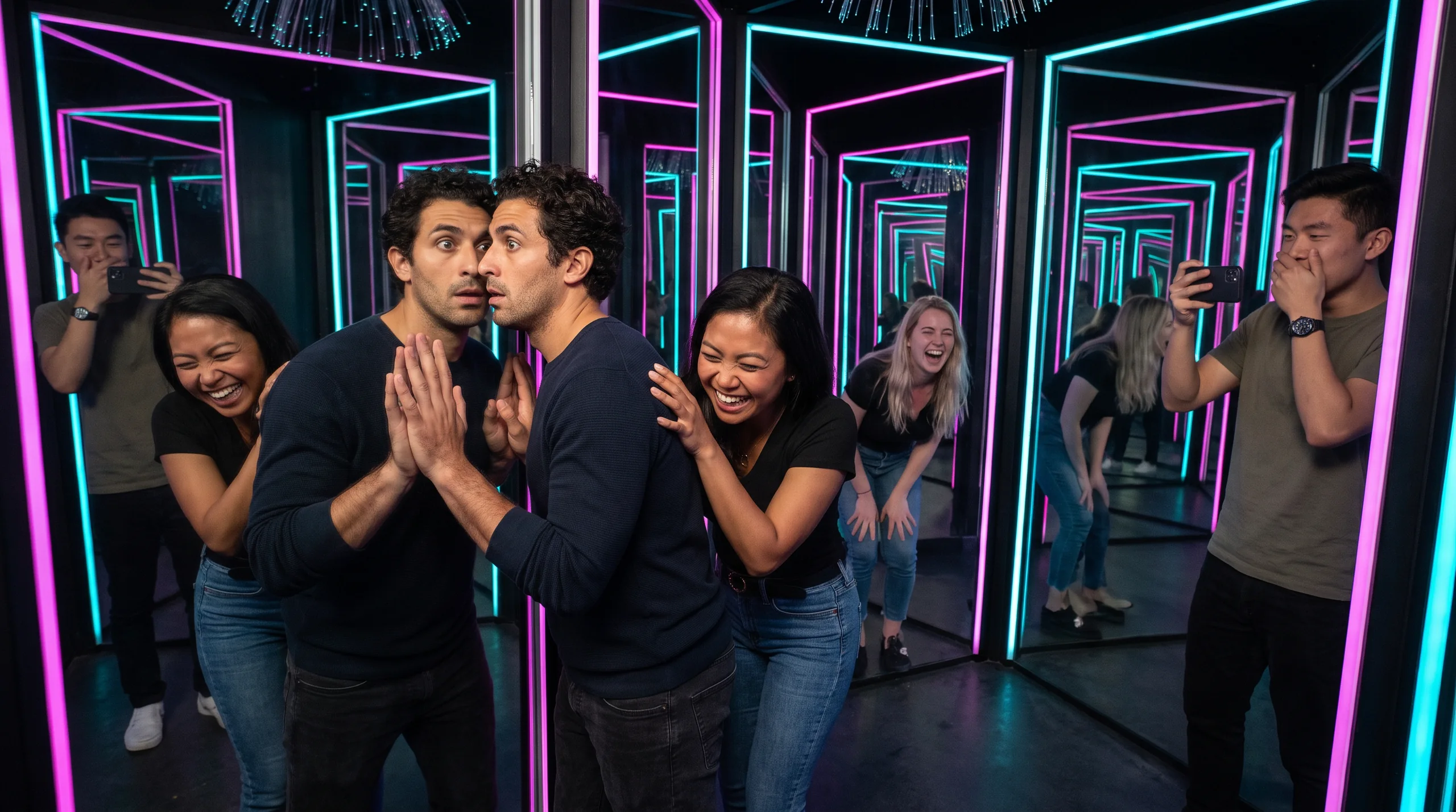 Mirror Maze, at a site