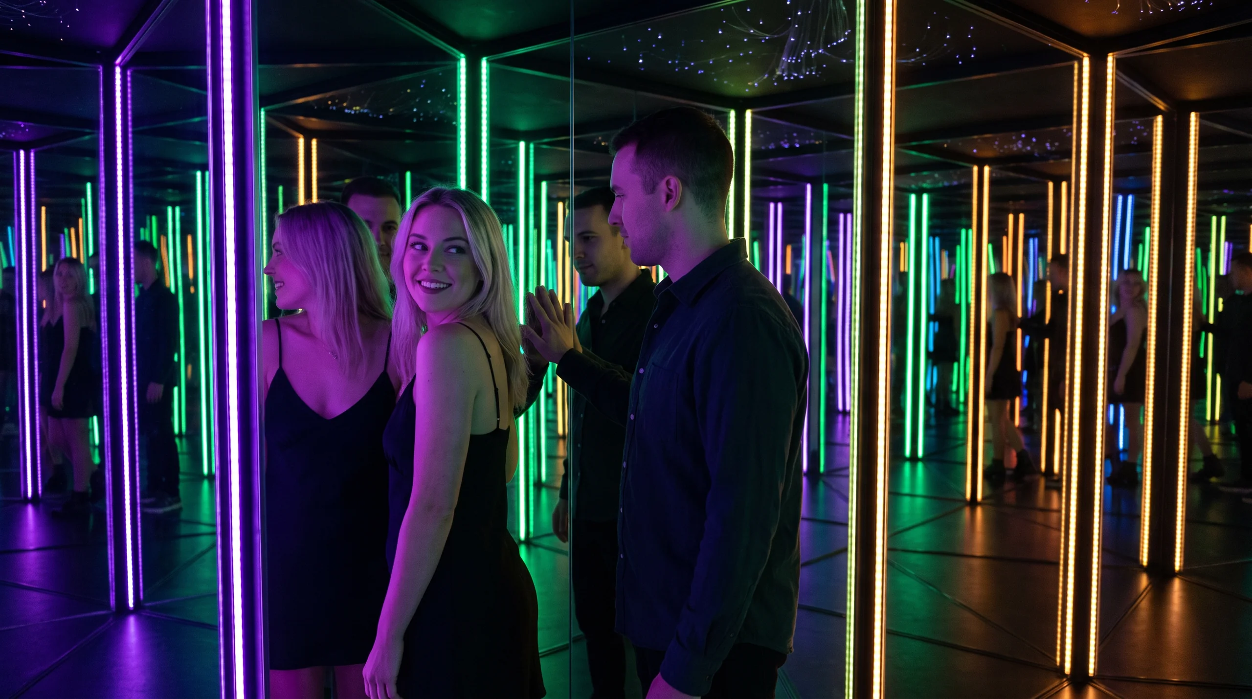 Mirror Maze, at a site