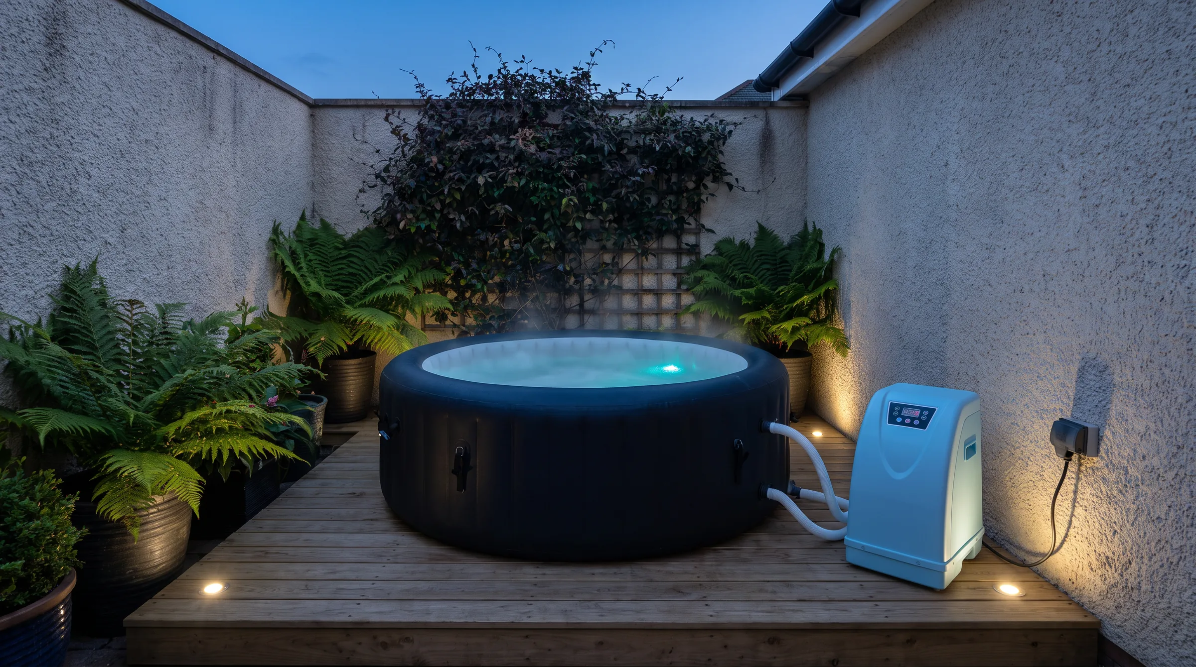 Digital Pool Heater, in use