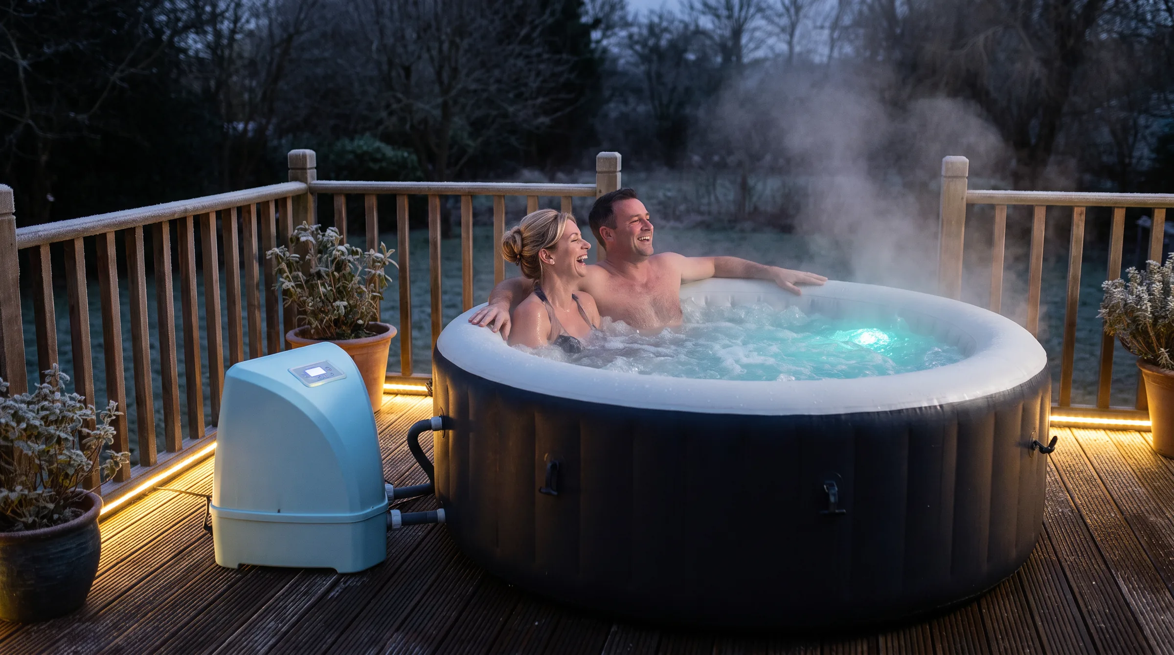 Digital Pool Heater, in use