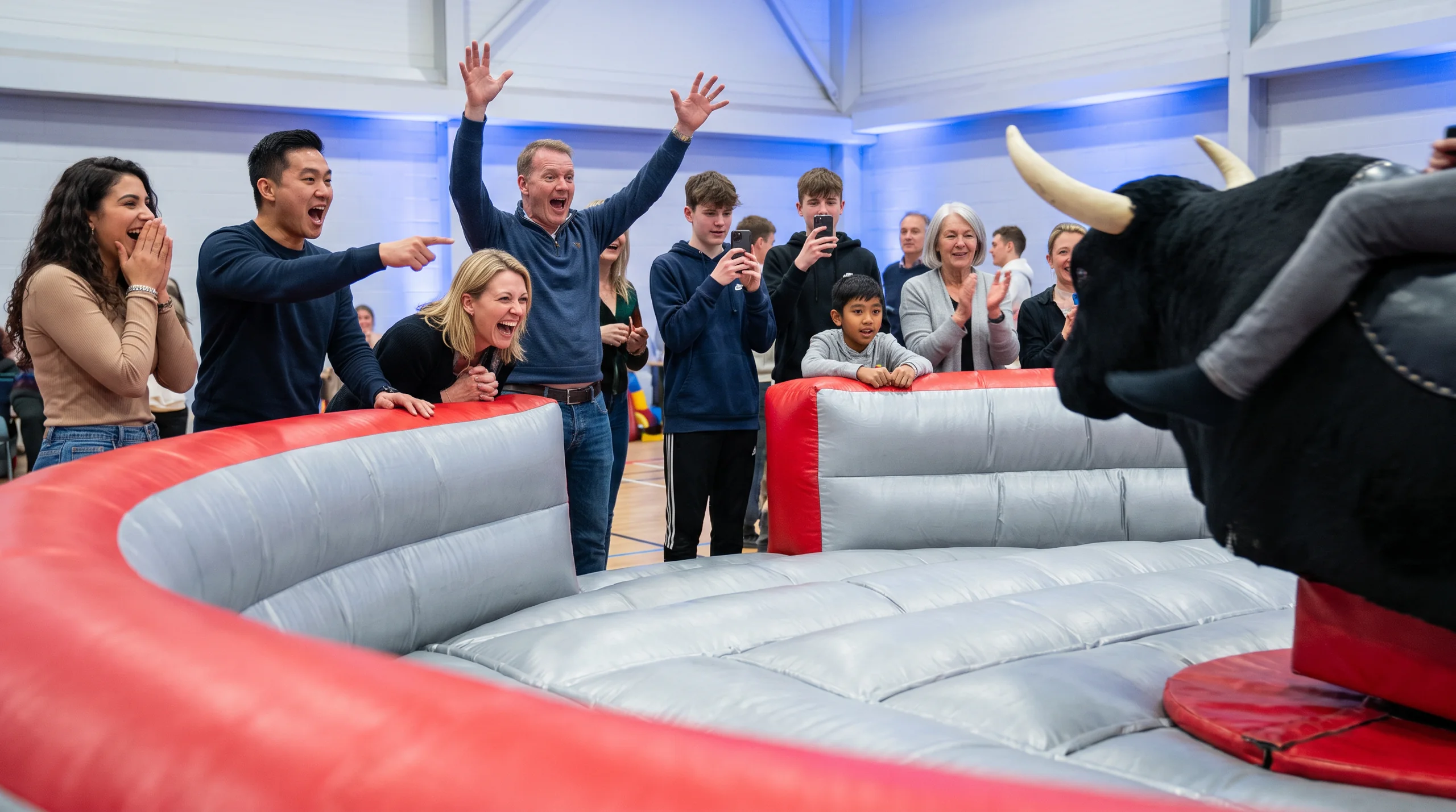 Mechanical Rodeo Bull, at a site