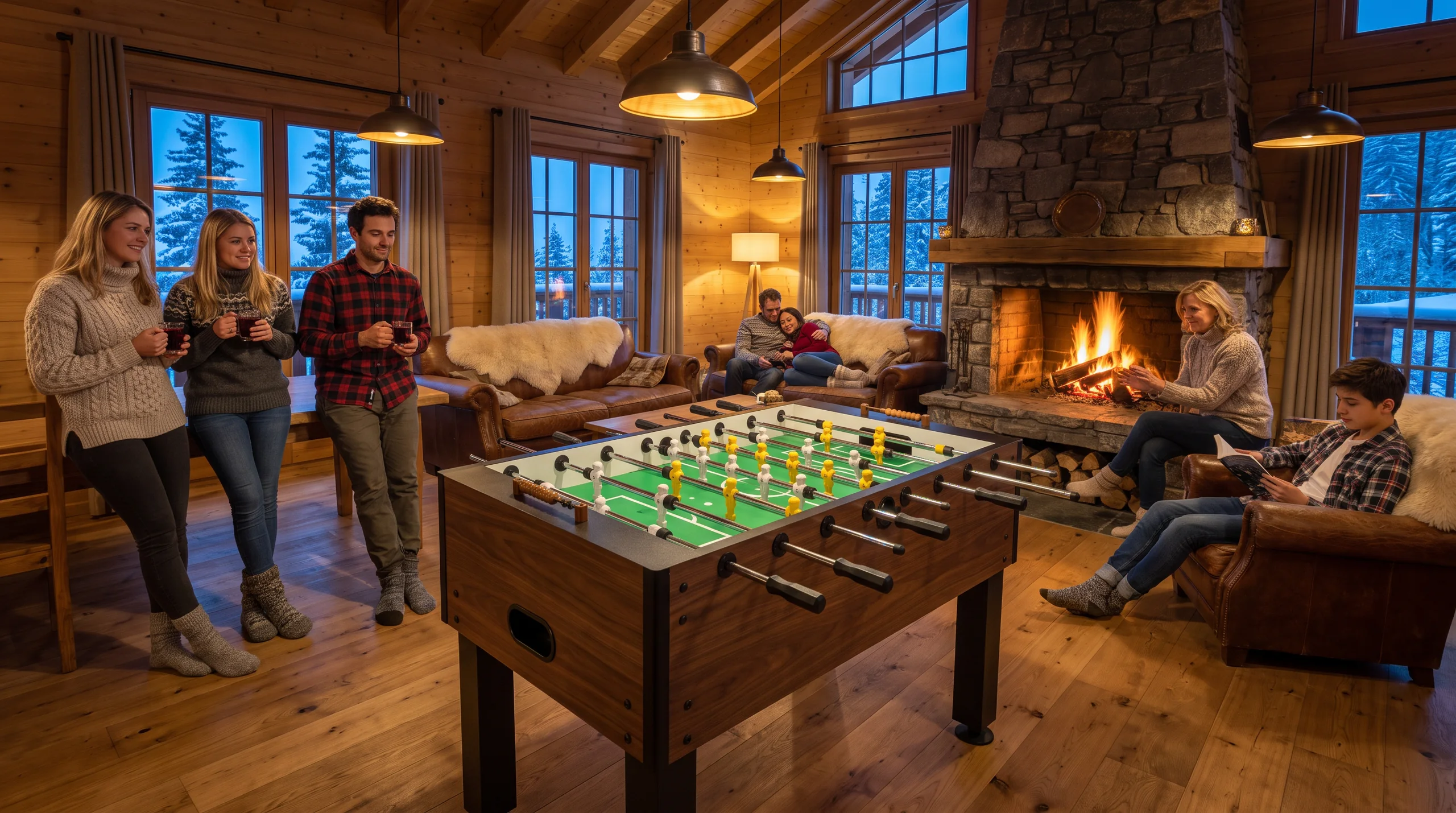 Foosball Table, at a site