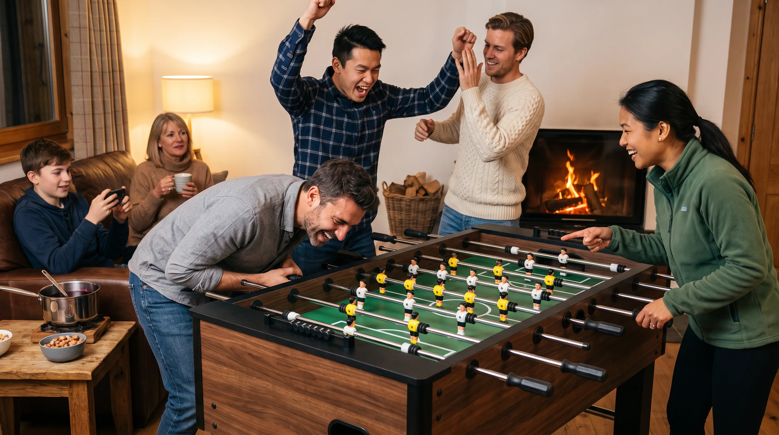 Foosball Table, at a site