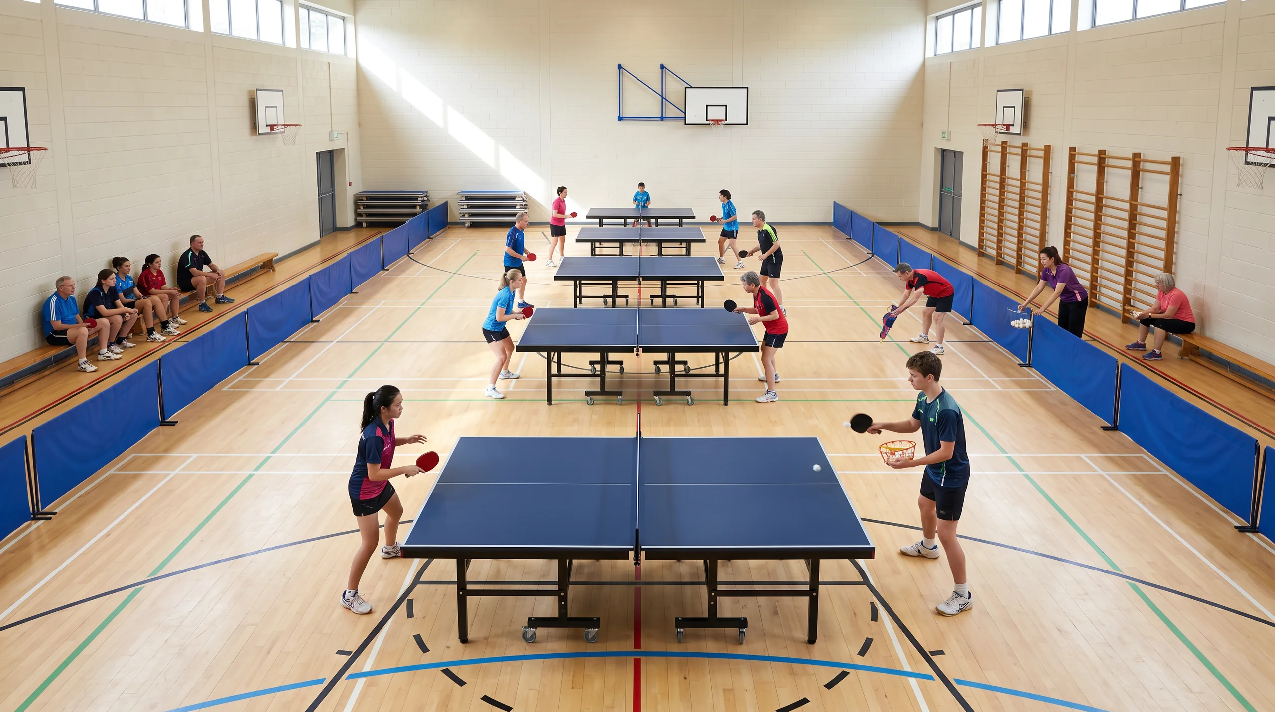 Table Tennis Table, at a site