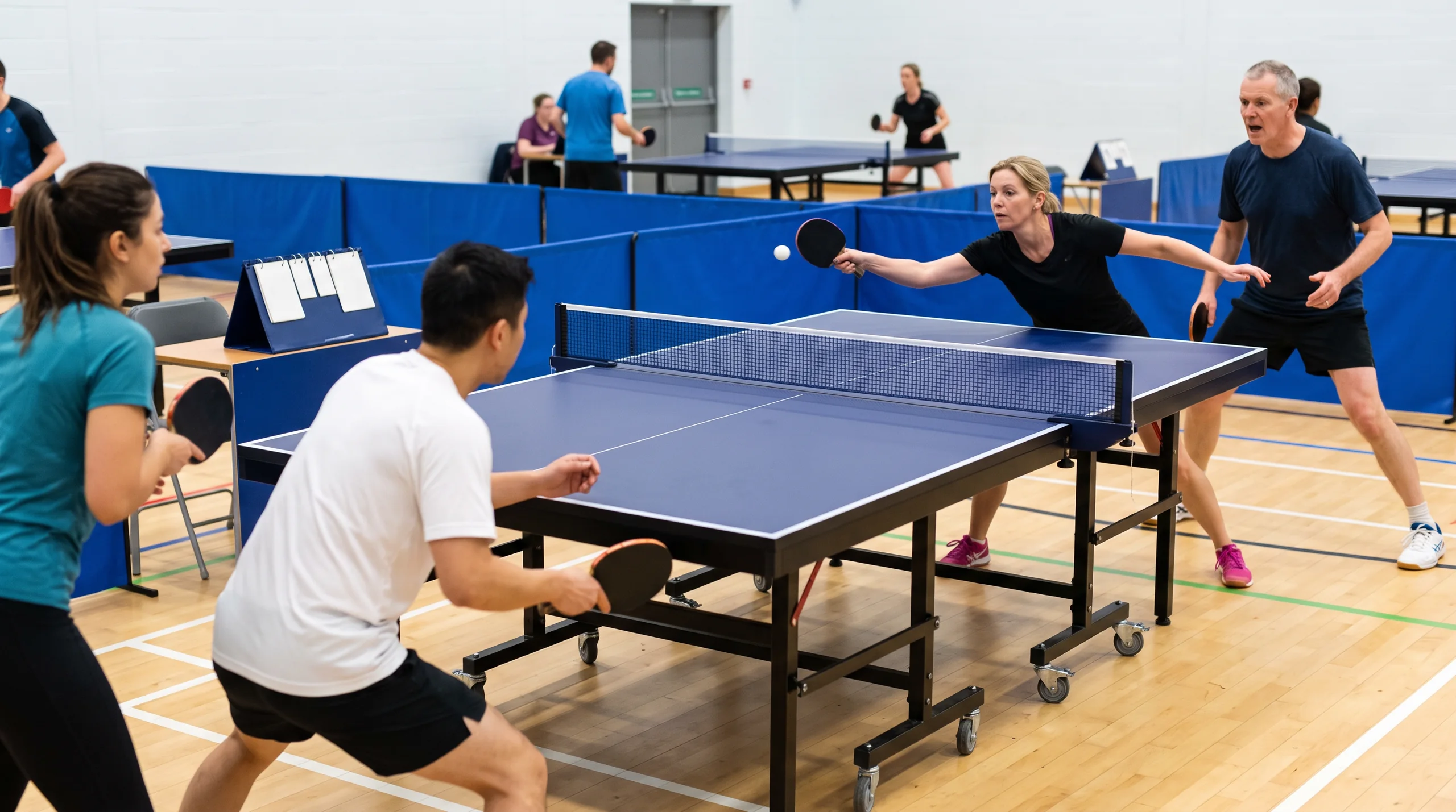 Table Tennis Table, at a site