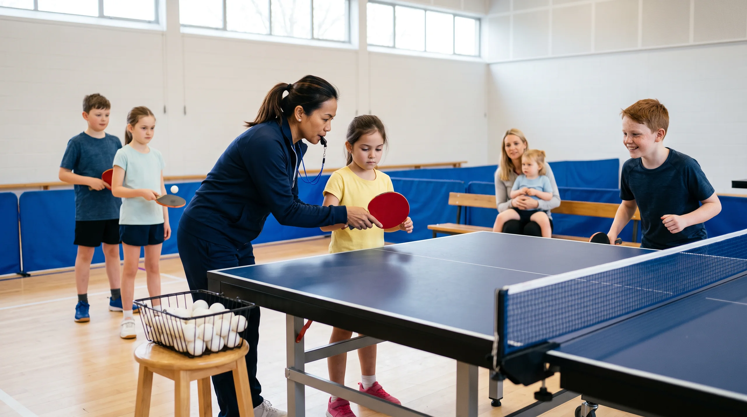 Table Tennis Table, at a site