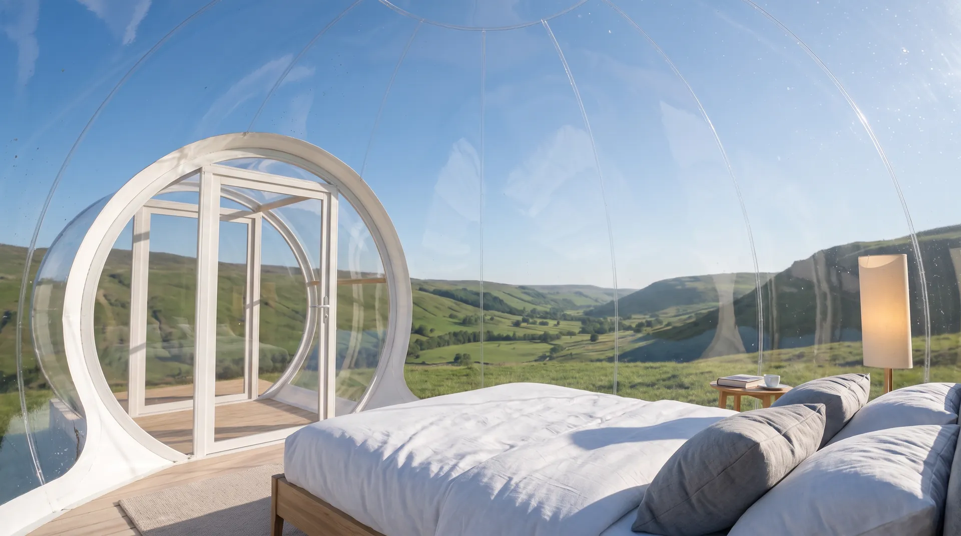 Bubble Igloo Tent, in use