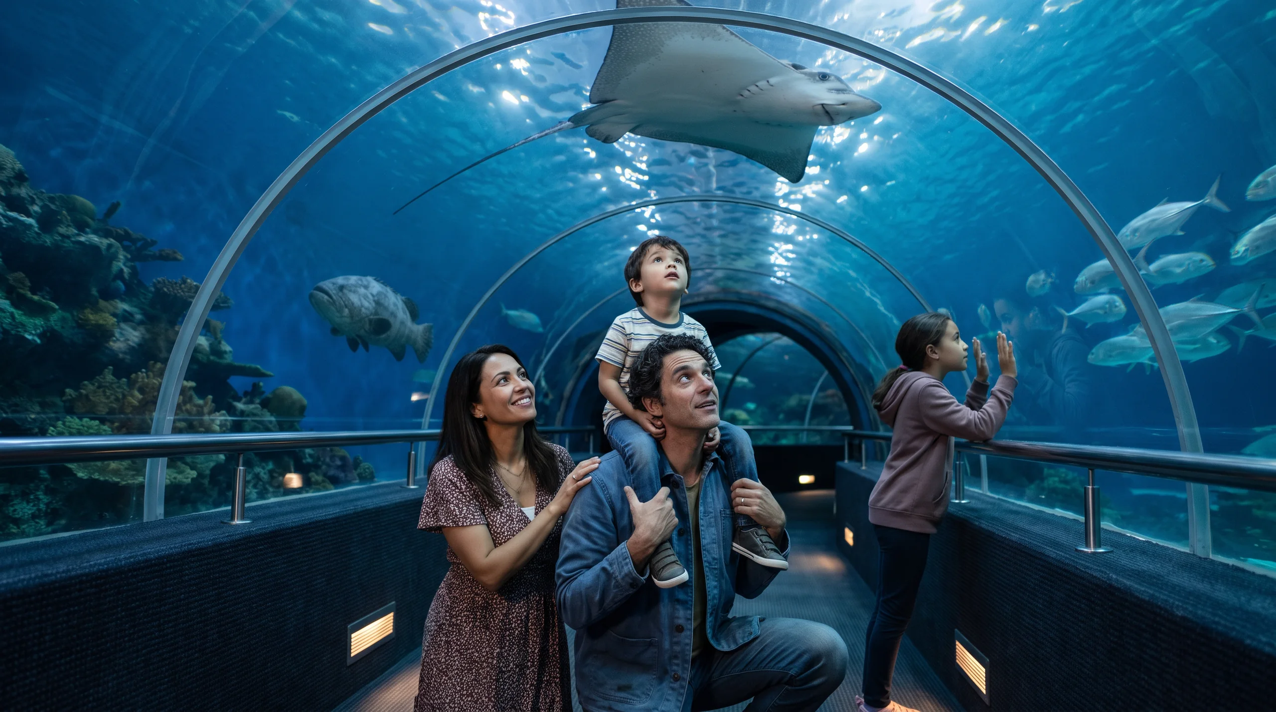 Tunnel Aquarium, at a site