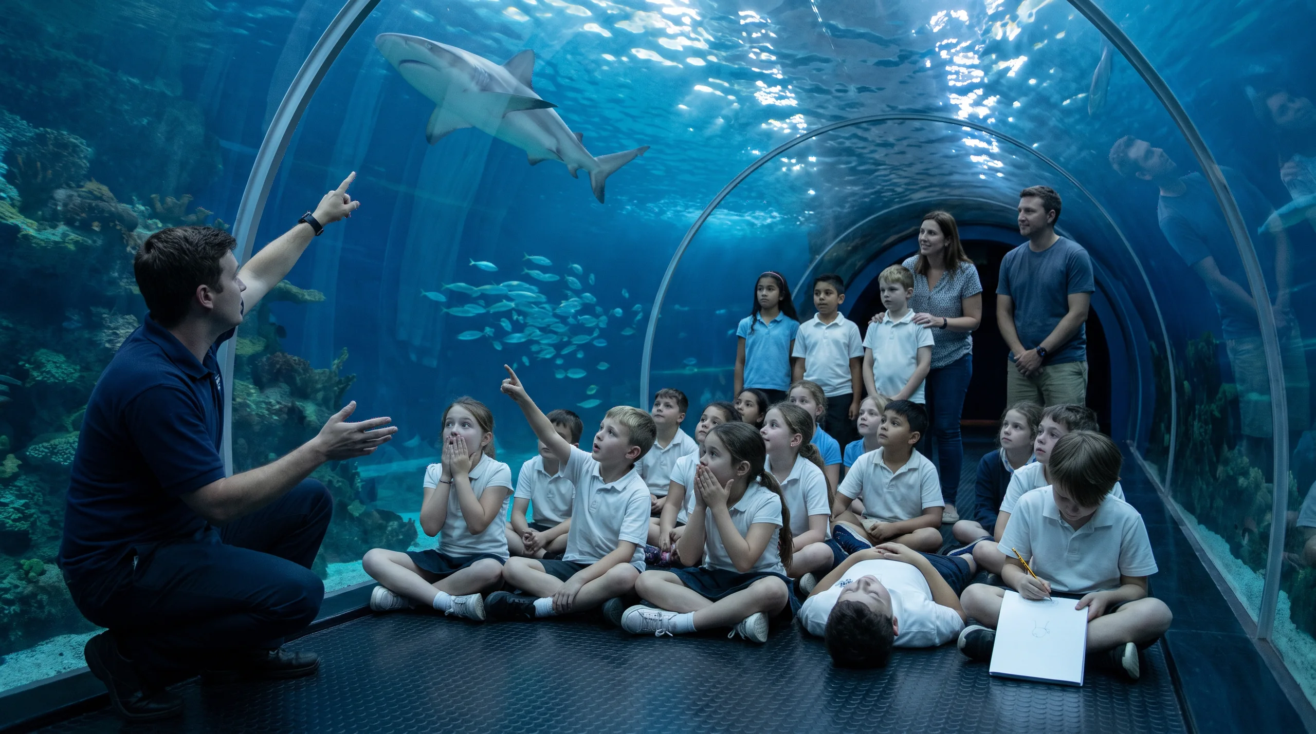 Tunnel Aquarium, at a site