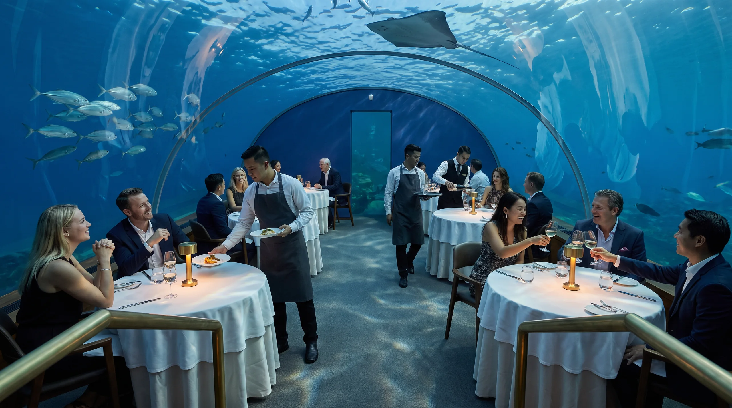Underwater Restaurant, at a site