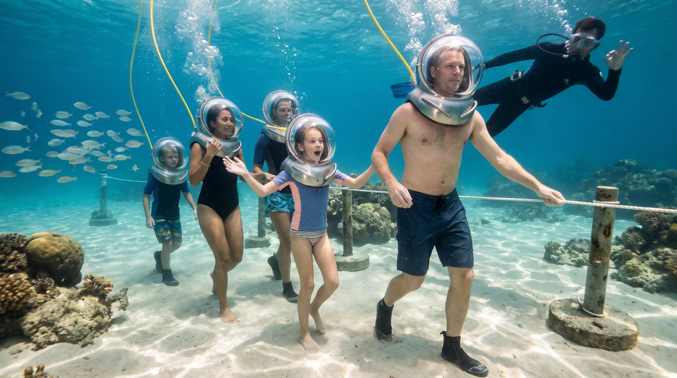Walk Under the Sea, at a site