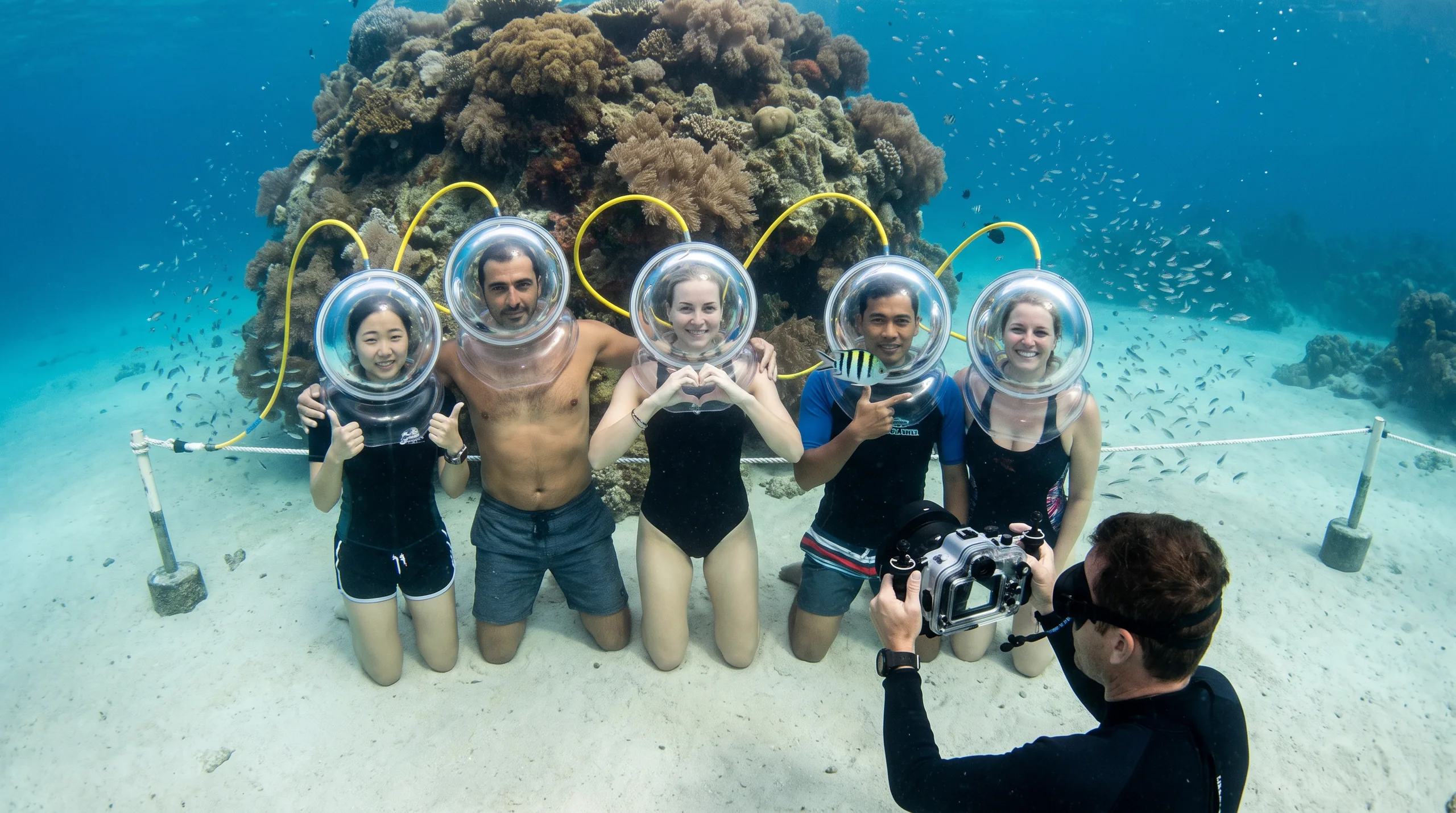 Walk Under the Sea, at a site