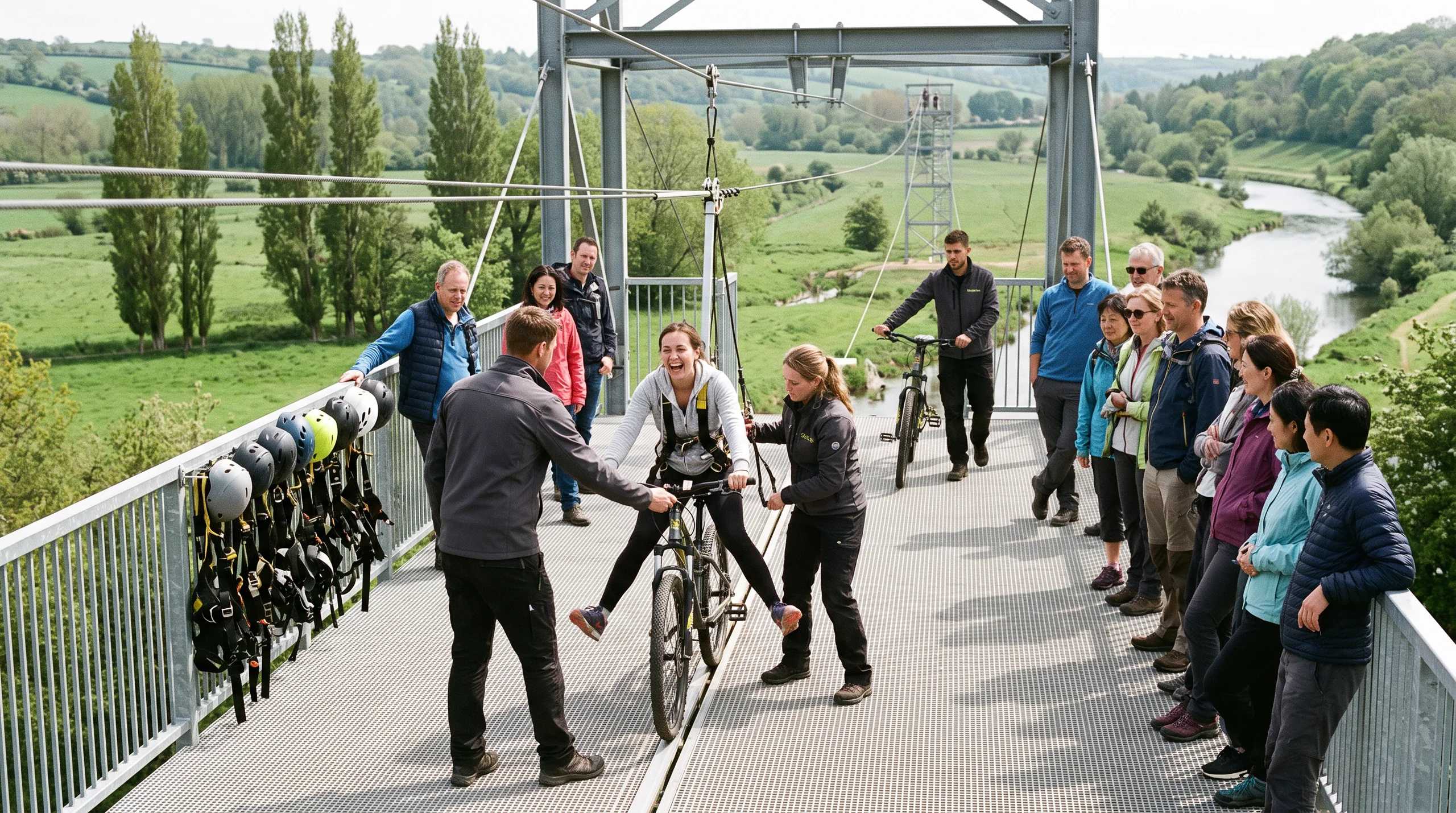 Zip Cycle, at a site